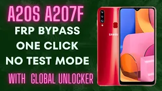 a20s a207f frp bypass one click with global unlocker all Samsung