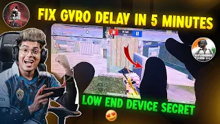 BGMI GYRO DELAY PROBLEM FIX ⁉️ | HOW TO FIX GYRO DELAY IN ANDROID DEVICE | BGMI BEST SENSITIVITY 🔥
