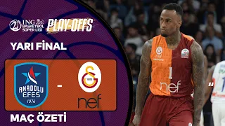 BSL Playoff Yarı Final 1. Maç Özet | Anadolu Efes 70-105 Galatasaray Nef