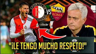 ¡IMPRESIONANTE! ASÍ HABLA José Mourinho DE SANTIAGO GIMÉNEZ ANTES DE ENFRENTARLO EN LA EUROPA LEAGUE