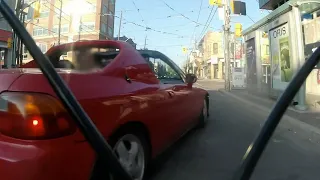 Driver threatens to hit cyclist during alleged road rage incident in Toronto