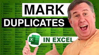Excel - Mark Duplicates Over 5 - Episode 1777