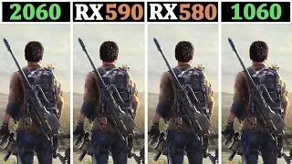 R5 2600 | RTX 2060 vs RX 590 vs RX 580 vs GTX 1060 | Tested 13 Games |
