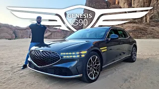 افخم سيارة كورية على الاطلاق! جينيسيس جي ٩٠ - Genesis G90 2023