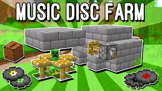 How to Make a Simple & Effective Music Disc Farm in Minecraft (All Versions)