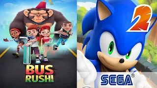 bus rush vs Sonic dash || Android iPad iOS Gameplay HD IP PLAYGAME