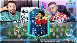 FIFA 20: TOTS SALAH Squad Builder Battle 🔥🔥 IamTabak vs Wakez !!