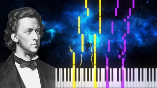 Chopin - Valse de l'adieu, op. 69 No. 1 - Piano tutorial Story (Synthesia)