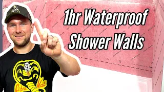 Waterproof a Shower in One Hour! GURU Shower System WINNI Vlog 019