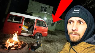 VAN CAMPING AT HAUNTED FARM REVEALS SHOCKING DISCOVERY (ALONE AND TERRIFIED)