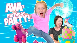 Ava's Birthday Party!!! (Roller Skating Birthday VLOG!) / K-City Family