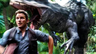 The 5 best scenes from Jurassic World 🌀 4K | DINOSAUR Movie