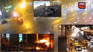 ДТП на Кутузовском проспекте в Москве 03.10.2015  Хронология аварии