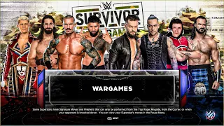 WWE 2K23 | War Games | Survivor Series | 4 VS 4 | Team Orten VS Judgement Day [HD]