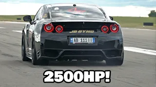 2500HP Nissan GT-R R35 BoostLogic BL1800X VIS KOSOVA 0-349 KM/H 🚀 ONBOARD & ACCELERATIONS!