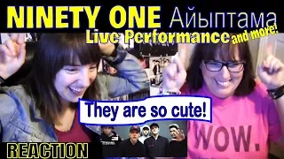 NINETY ONE Random Videos and Live Stage Айыптама Reactions