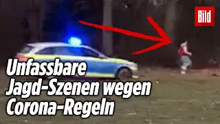 Polizei-Auto jagt Jugendlichen durch Park in Hamburg – wegen Verstoß gegen Corona-Regeln