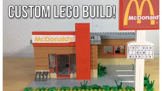 Custom LEGO McDonald’s! Full tour!