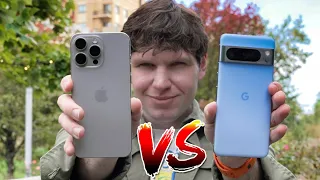 iPhone 15 Pro Max VS Pixel 8 Pro's INSANE CAMERA!