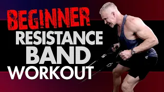 BEST Resistance Band Workout For Beginners At Home (7 Best Moves!)