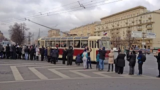 Парад троллейбусов в Москве (15.11.2014)