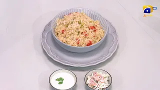 Recipe: Gajar Matar Pulao | Chef Sumera | Sehri Main Kya Hai | 17th Ramadan | 28th March 2024