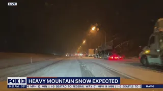 Heavy mountain snow expected | FOX 13 Seattle