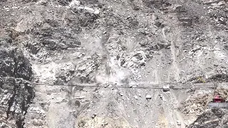 landslide nako malling nala spiti valley