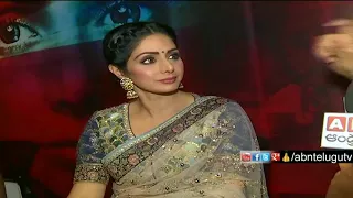 Our universal angel Sridevi talking about her 2017 Hindi film MOM in Hyderabad, India