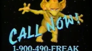 FREAK PHONE - 1900-490-FREAK - 2 Ads - High quality - 80's MTV