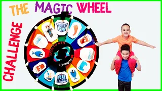 kids playing about Magic wheel, the magic wheel challenge