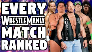 Every WWE WrestleMania Match Ranked From WORST To BEST
