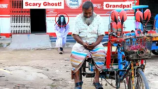 Scary Ghost Prank on  Street Man | Halloween Prank On Real Ghost!