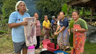 Acara Tradisi Setiap Tahun Masyarakat Dayak Iban Sarawak / Masak Pulut Buat Air Tuak / Air Tapai…//