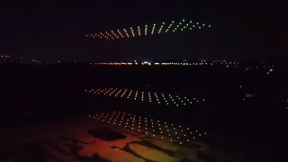 GLOBALink | 300 drones light up night sky to welcome Meng Wanzhou home