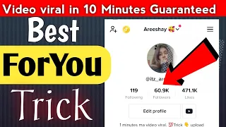 Tiktok For you trick 2022 | Tiktok video viral trick |Tiktok foryou