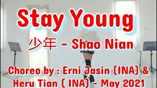 Stay Young - 少年 (Shao Nian) Line Dance // Phrased Improver // choreographer Erni Jasin & Heru Tian