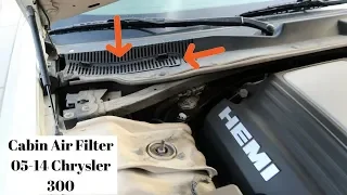 How to Change the Cabin Filter on a 05-14 Chrysler 300