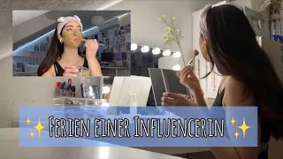 Ferien einer Influencerin / Tiktoks drehen, Videos posten, etc.