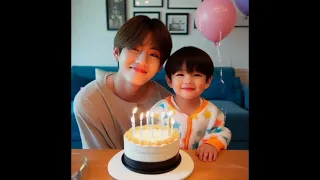 BTS with babies 🥰 cute photo's #bts #army #v #jimin #jin #jk #rm #suga #jhope