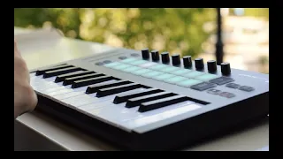 making a chill lofi beat on the balcony | live looping w/ ableton + launchkey mini