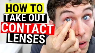 How to Take Out Contact Lenses Easily (Beginners Tutorial)