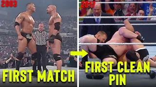 The First Time The BIGGEST WWE Superstars Were Pinned Clean