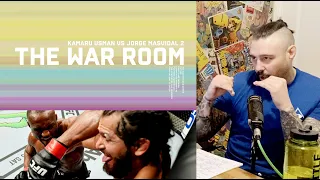 KAMARU USMAN VS JORGE MASVIDAL 2 -  UFC 261- THE WAR ROOM, DAN HARDY BREAKDOWN EP. 112