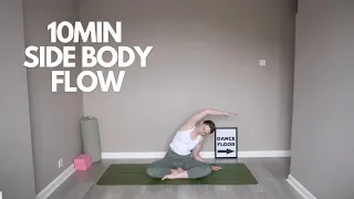 10min beginner yoga side body stretch