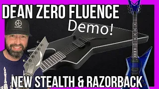 THIS DEAN ZERO SELECT FLUENCE SATIN BLACK IS A KILLER GUITAR - NEW DEAN STEALTH & RAZORBACK RELEASED