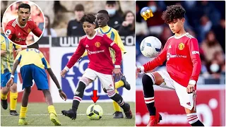 Cristiano Ronaldo Jr CRAZY Skills & Goals for Man Utd 2022 | Cristiano Ronaldo Jr Manchester United