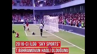 Tofiq Bəhramov - futbol tarixinin ən mübahisəli qərarlarından birinin müəllifi