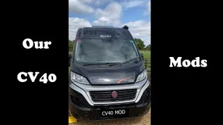 CV40 Campervan Small Modifications or Additions.