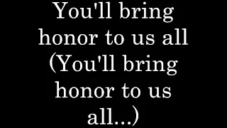 Honor to Us All Lyrics